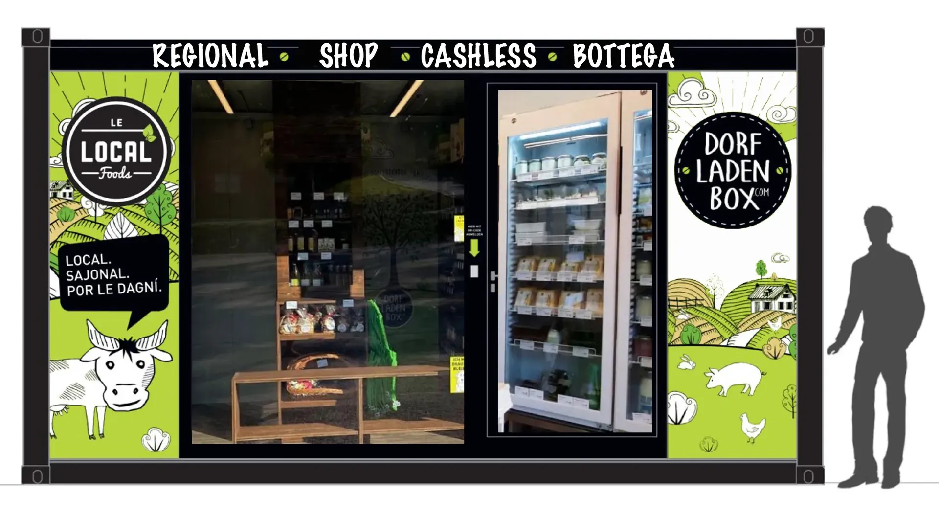 Primo negozio self-service innovativo di questo tipo a Pieve di Marebbe